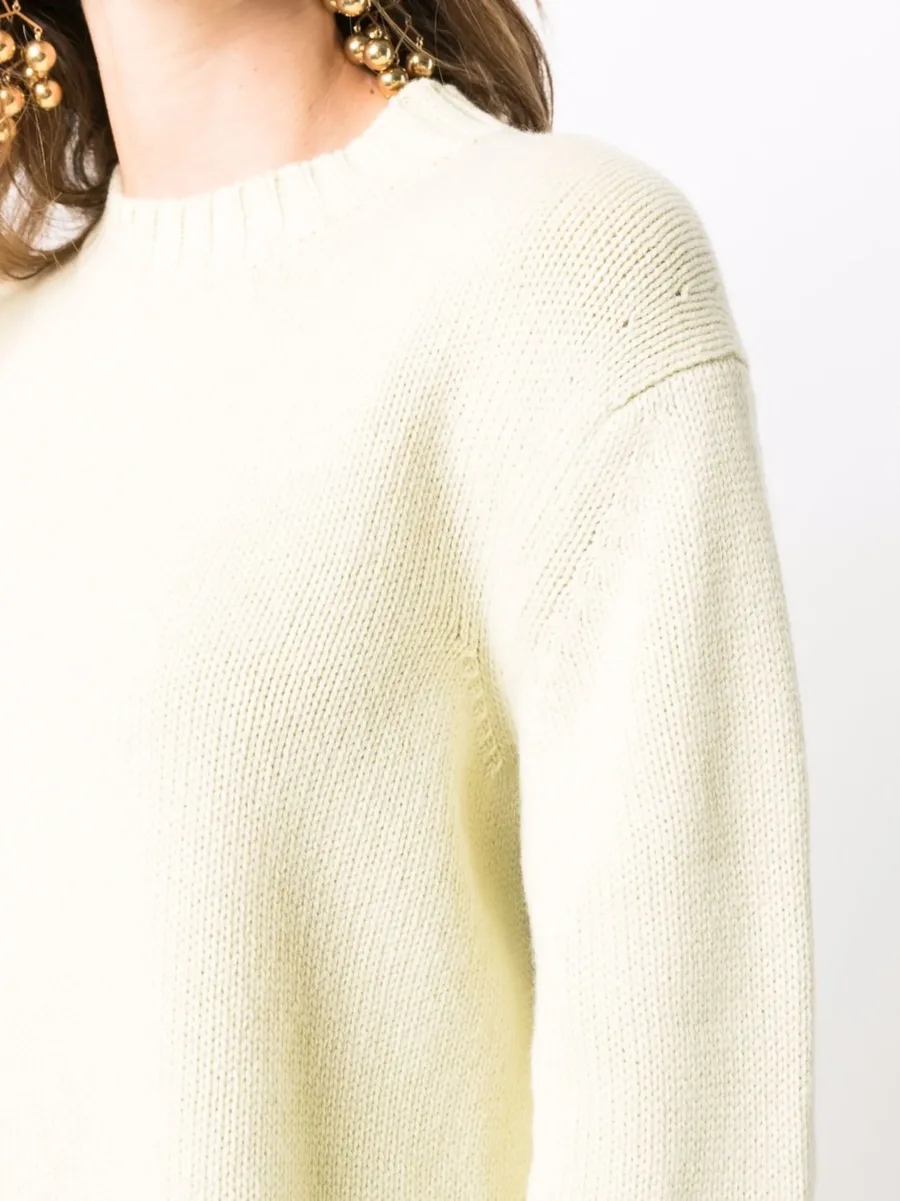 ribbed edge  cashmere jumper 10
