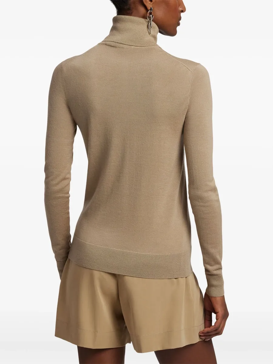 roll-neck cashmere sweater 11