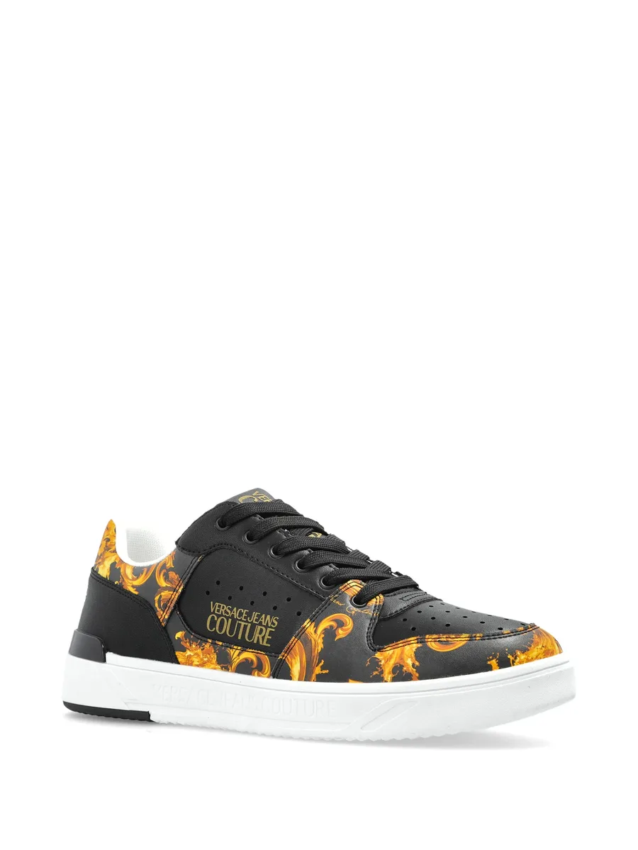Barocco-print sneakers 4