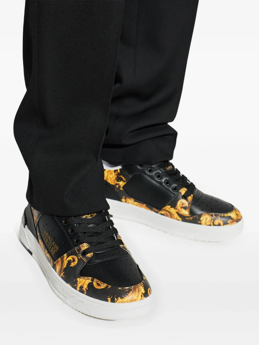 Barocco-print sneakers 10