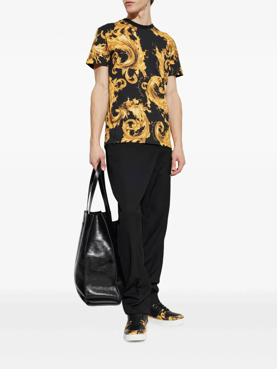 Barocco-print sneakers 11