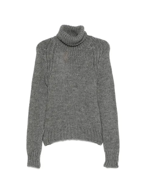 cutout turtleneck