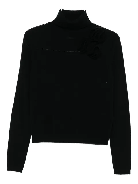 high-neck sweater