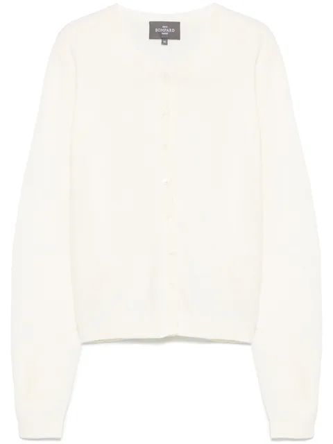buttoned-sleeves cardigan
