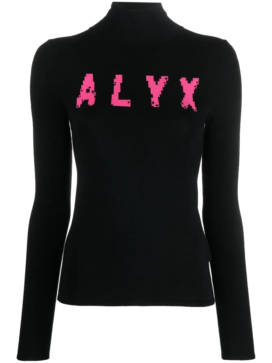 logo intarsia-knit jumper 2