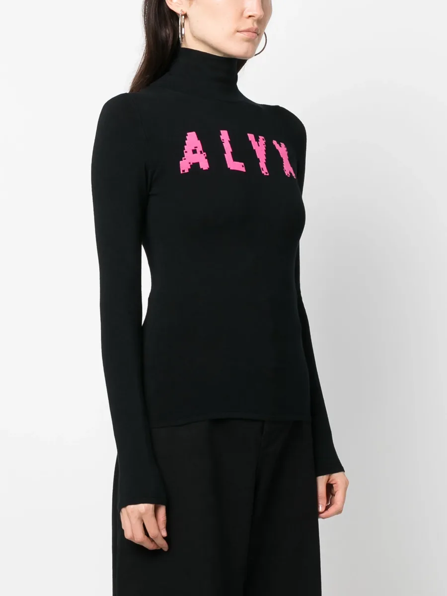 logo intarsia-knit jumper 5
