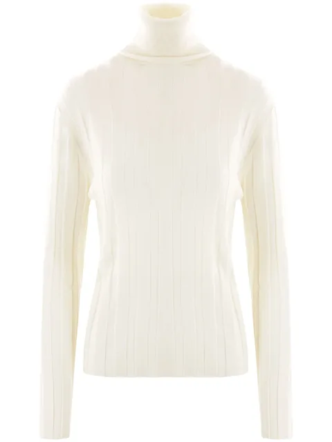 ribbed-knit jumper