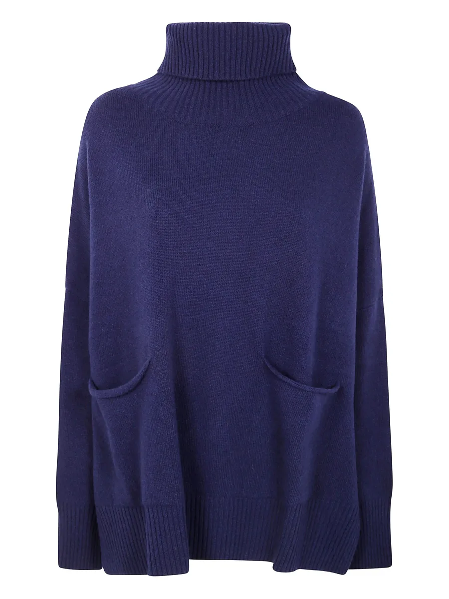 two-pocket roll-neck sweater 2