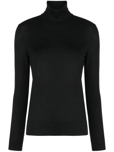 roll-neck cashmere jumper