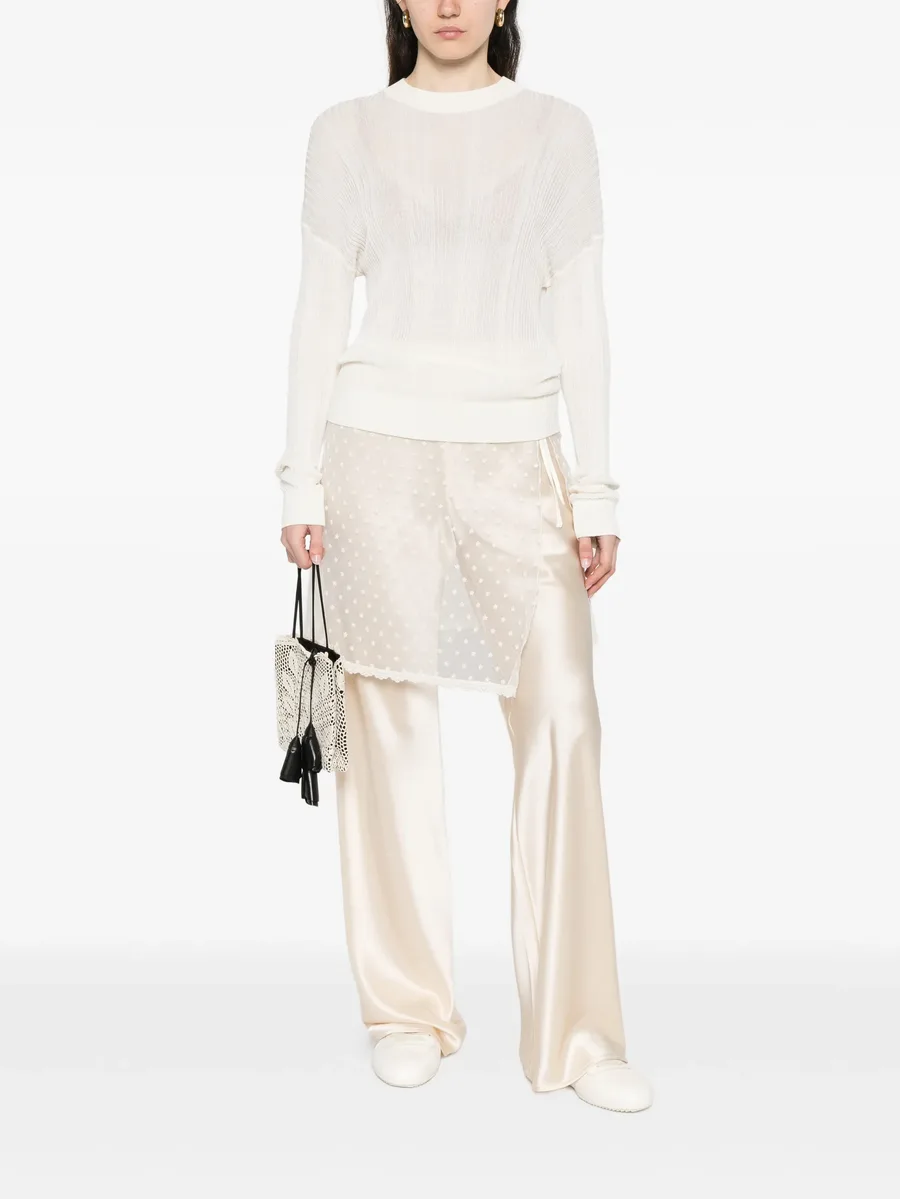 ribbed round-neck sweater 3
