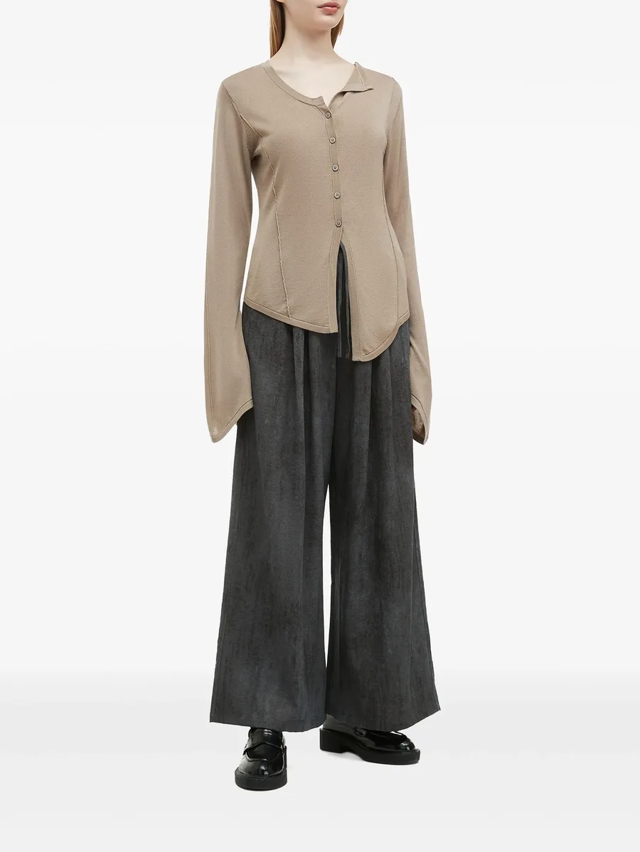 кардиган асимметричного кроя 4
