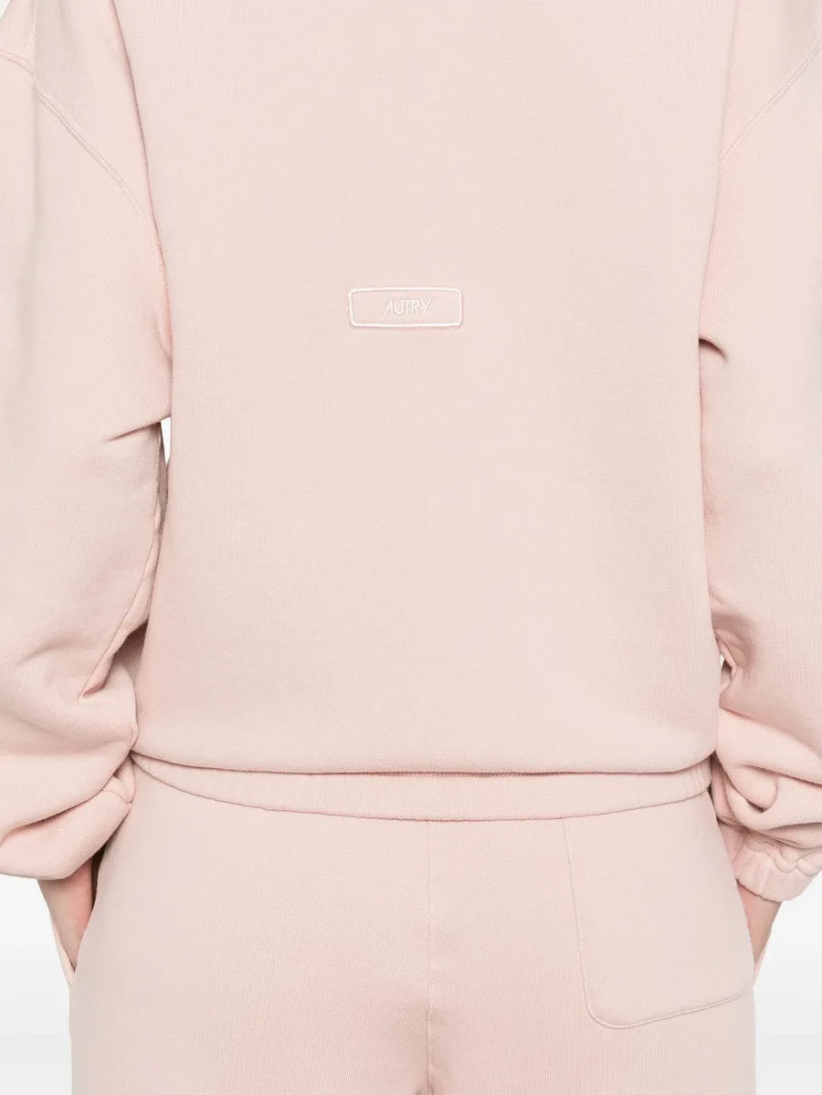 logo-embroidered sweatshirt 9
