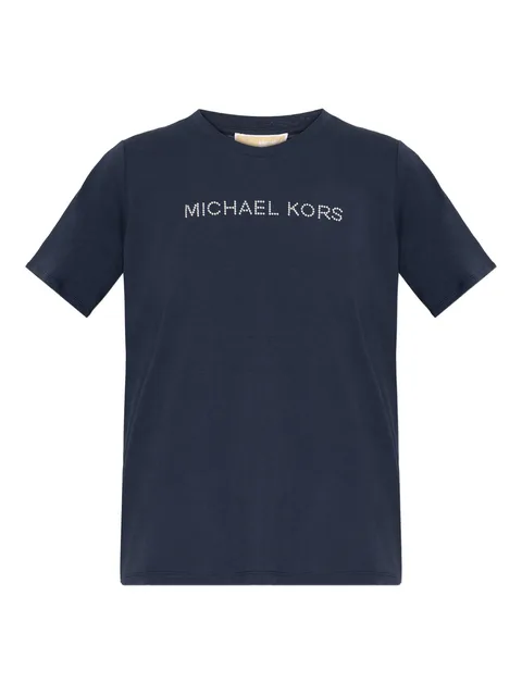 logo-studded T-shirt