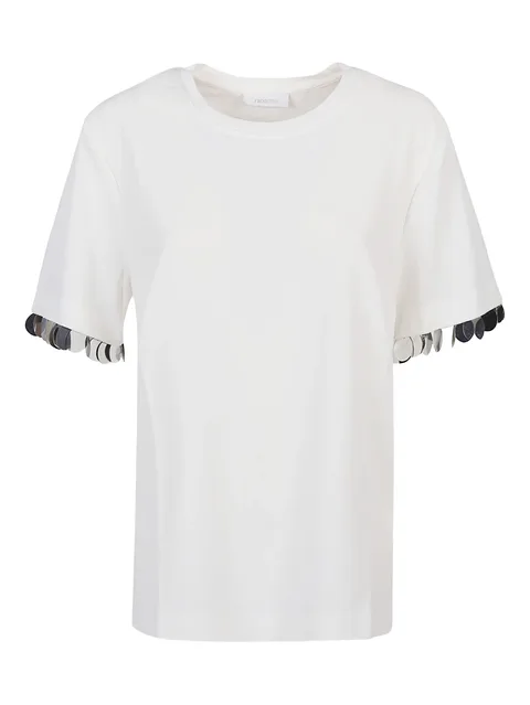sequin-embellished t-shirt