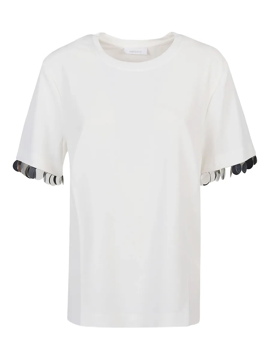 sequin-embellished t-shirt 2