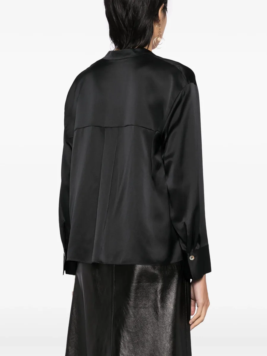draped silk blouse 8