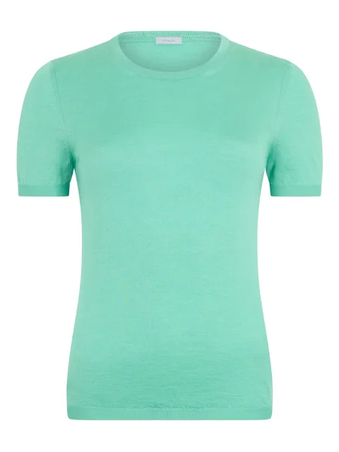 short-sleeve knitted top