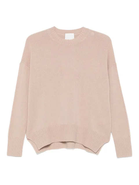 round-neck cashmere sweater