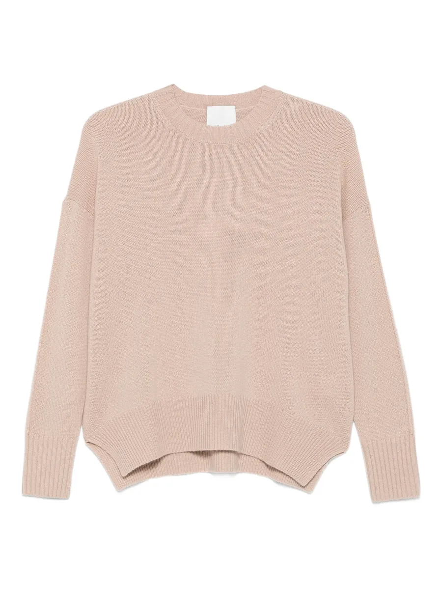 round-neck cashmere sweater 2