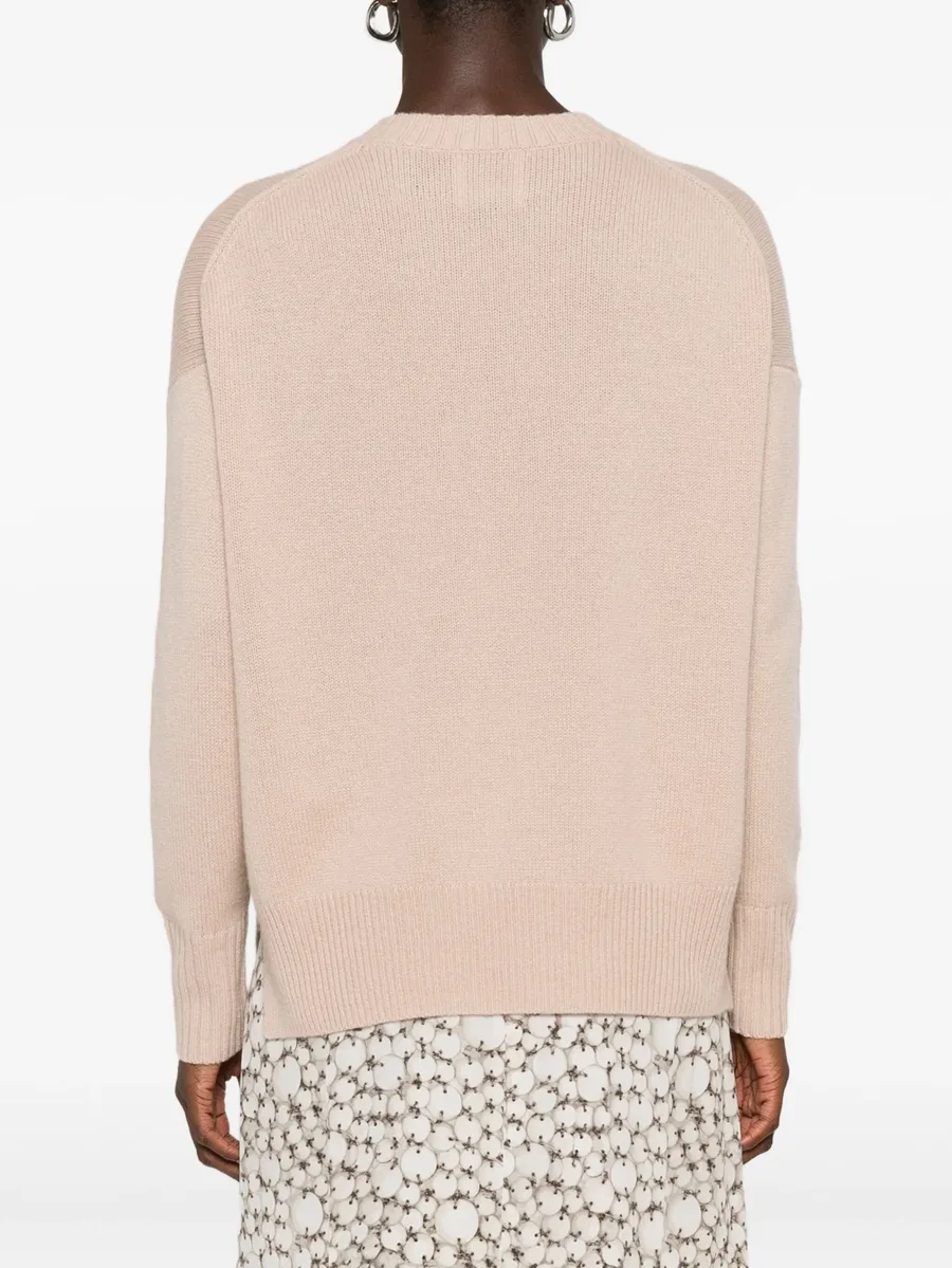 round-neck cashmere sweater 8