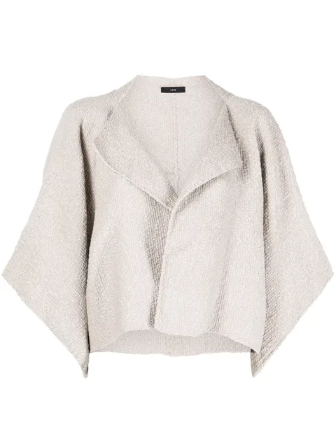 cropped wide-sleeve bolero