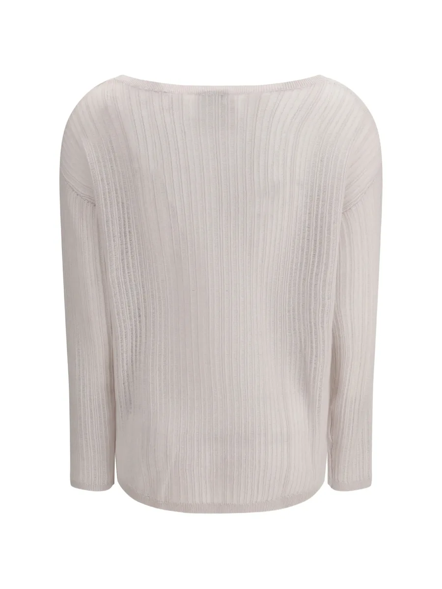 boatneck ribbed knitwear 4