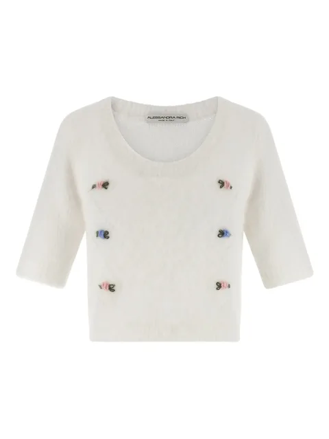 embroidered sweater