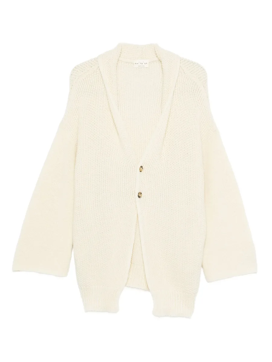 shawl-collar cardigan 2