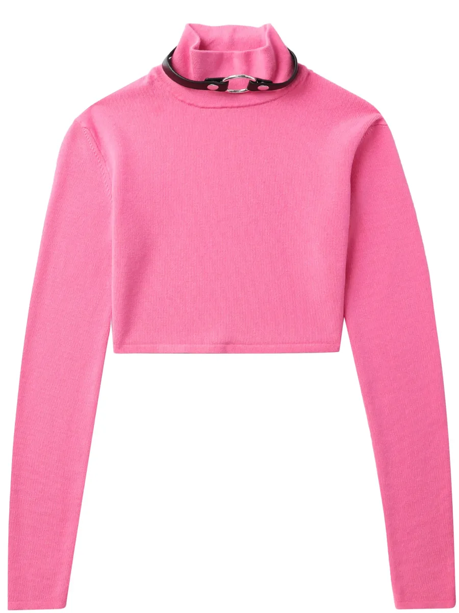 long-sleeve cropped jumper 1