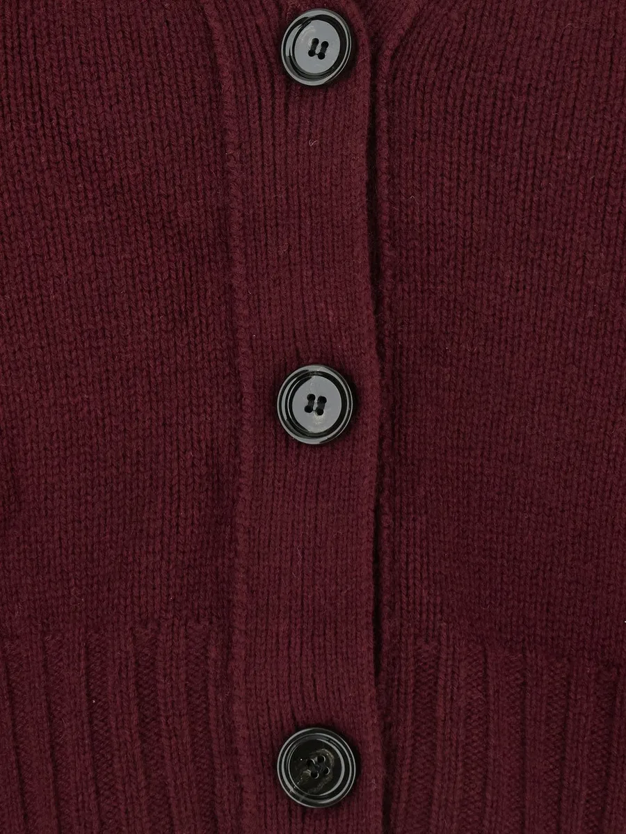 button V-neck cardigan 6