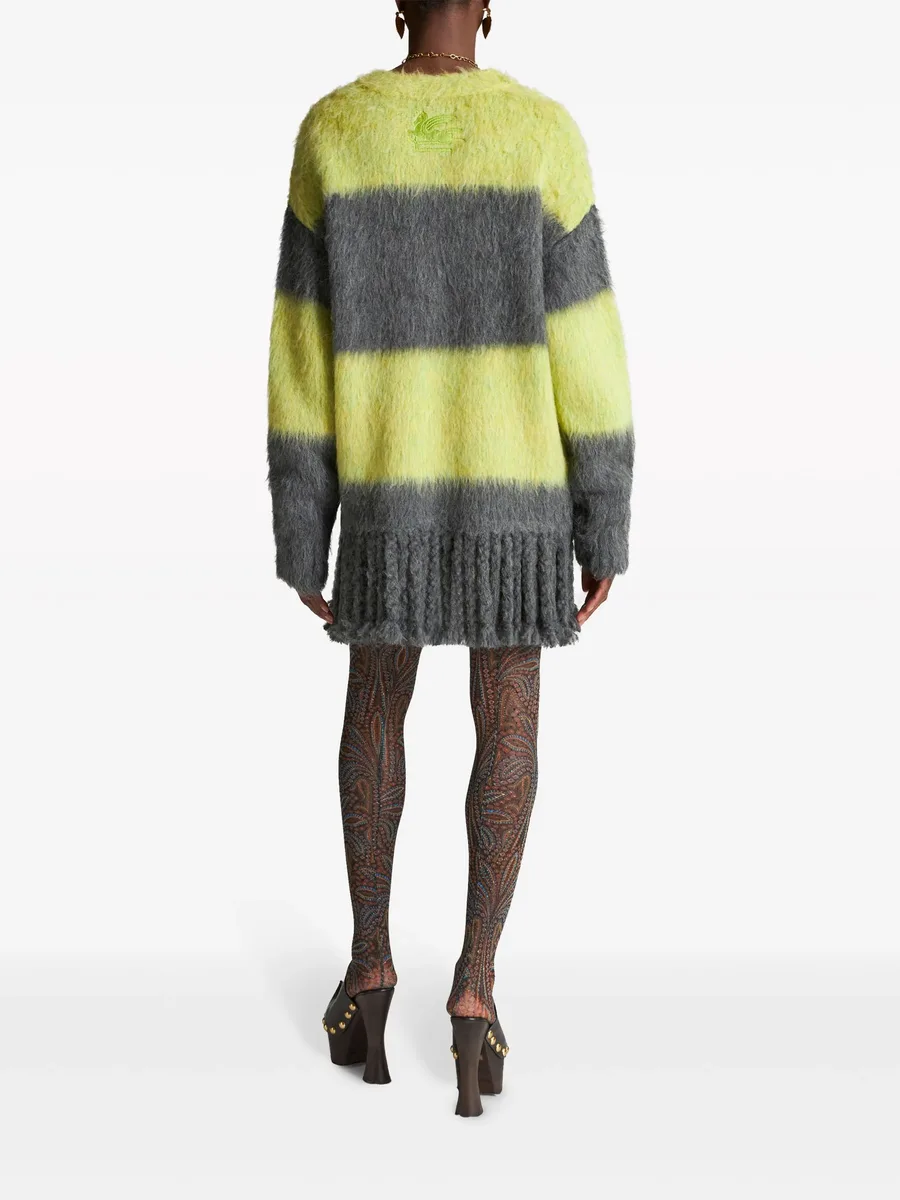 striped brushed cardi-coat 5