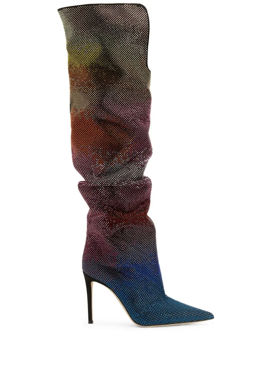 105mm GZ Gala Caleido knee-high boots 2