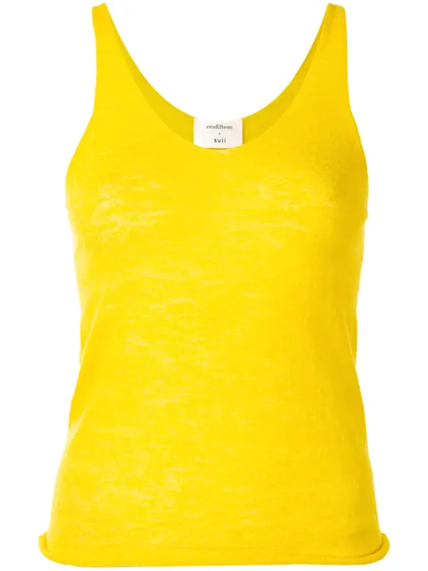 fine knit tank top