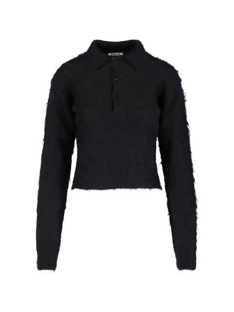 brushed-knit sweater