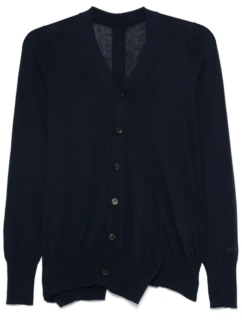 V-neck cardigan