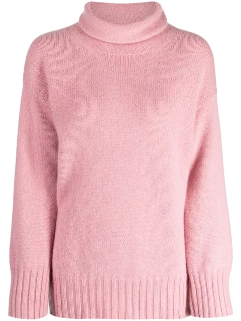 roll-neck cashmere jumper