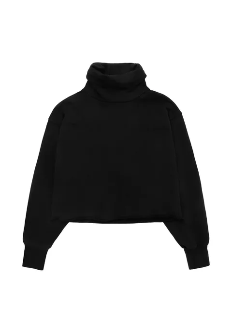 roll-neck cropped sweater