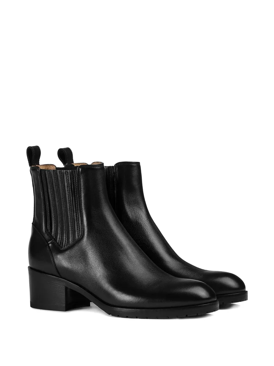block-heel leather Chelsea boots 4