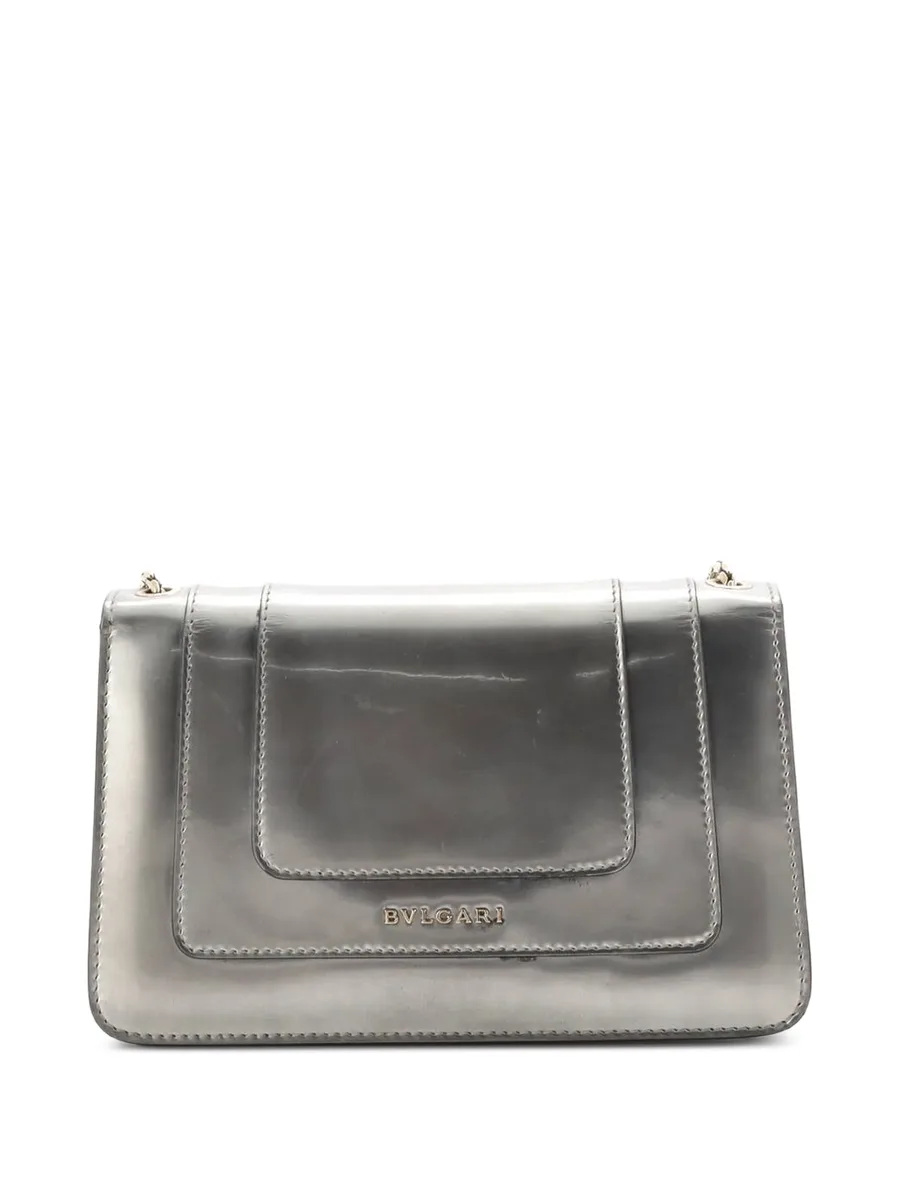 маленькая сумка на плечо Serpenti Forever Square Metallic 3