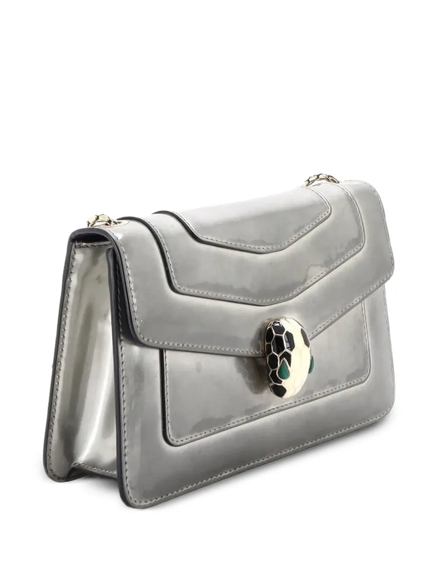маленькая сумка на плечо Serpenti Forever Square Metallic 5