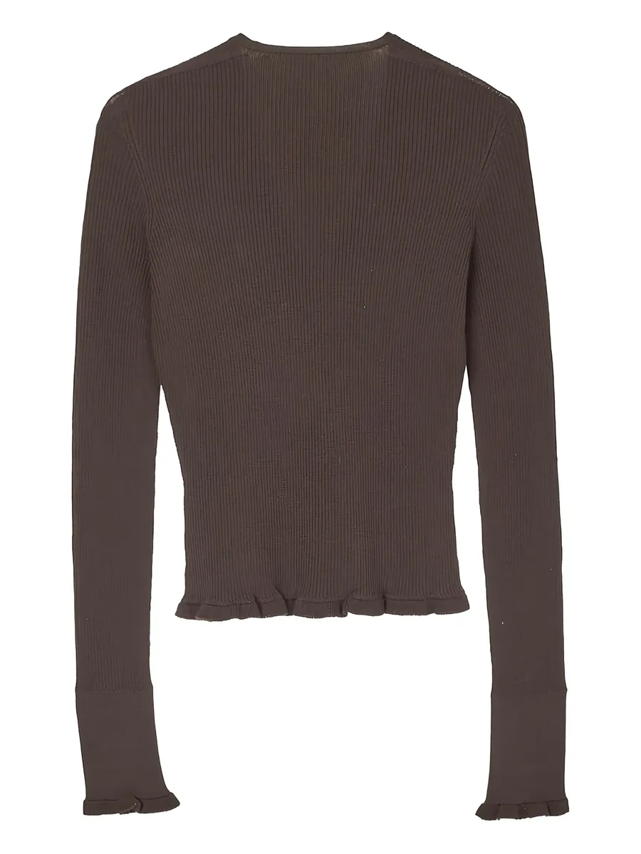Bessie ruffled cardigan 4