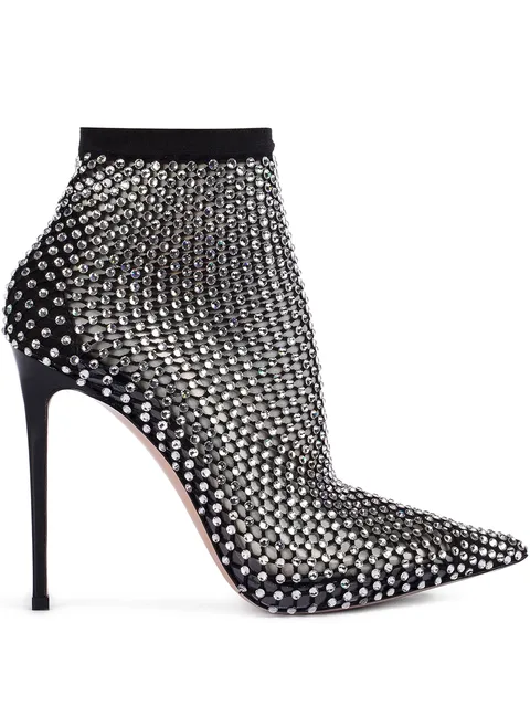 Gilda 85mm crystal-embellished boots