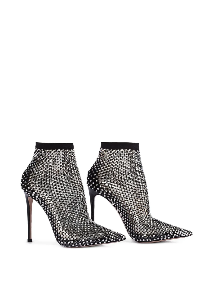 Gilda 85mm crystal-embellished boots 3