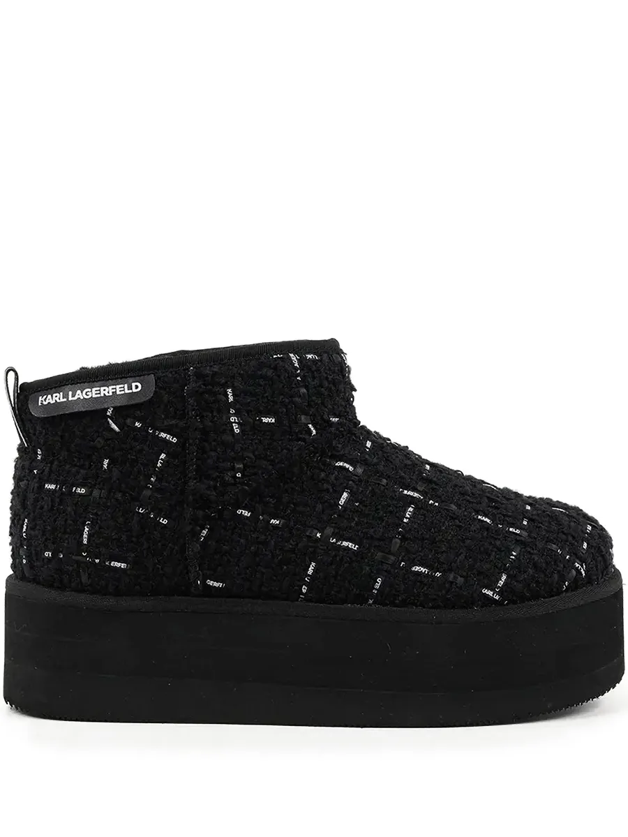 Thermo check-pattern platform boots 2