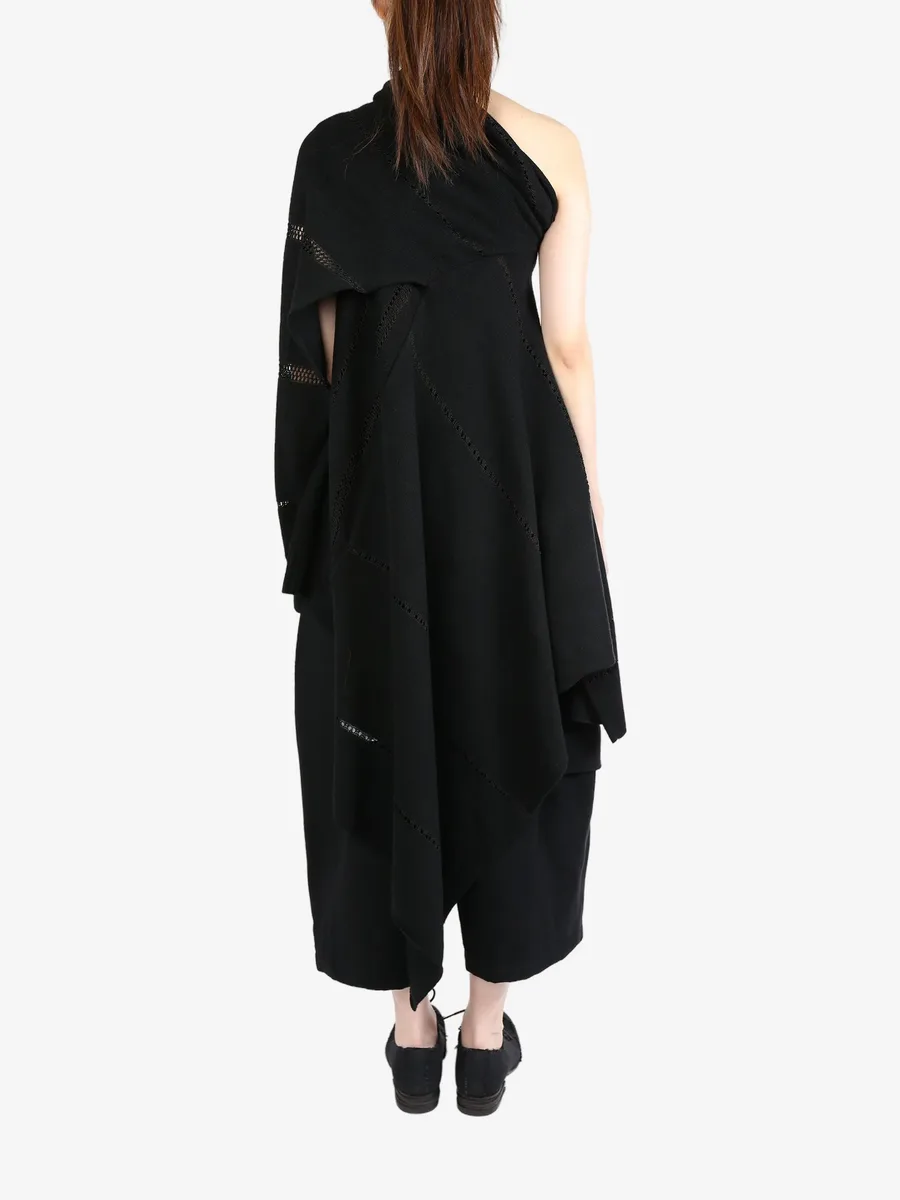 off-shoulder asymmetric pullover 6