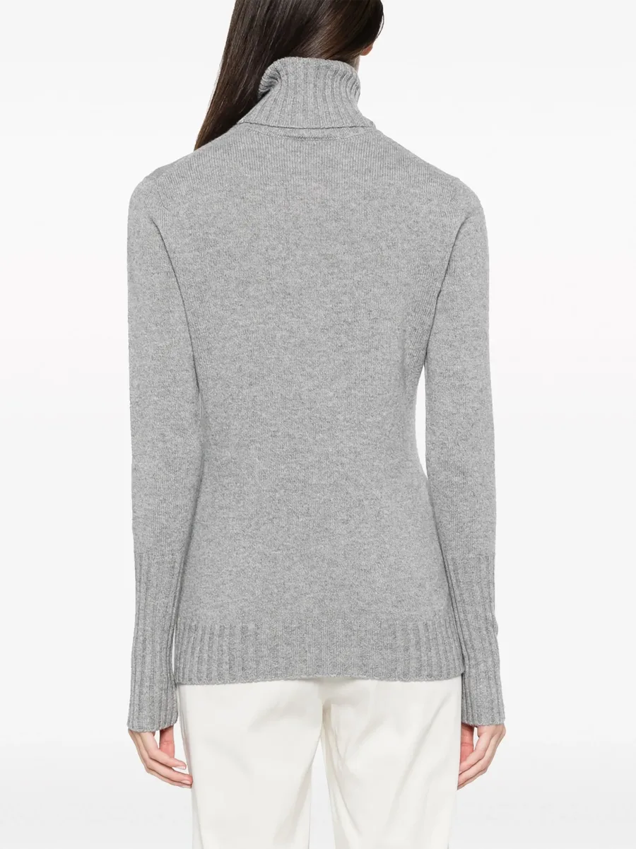roll-neck cashmere jumper 8