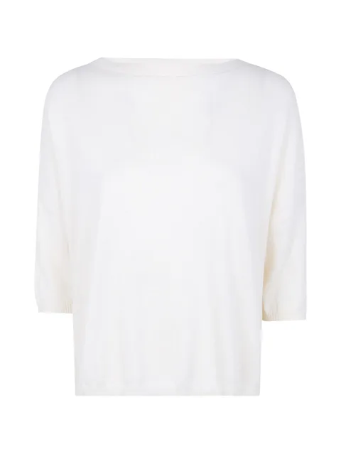 boat-neck sweater