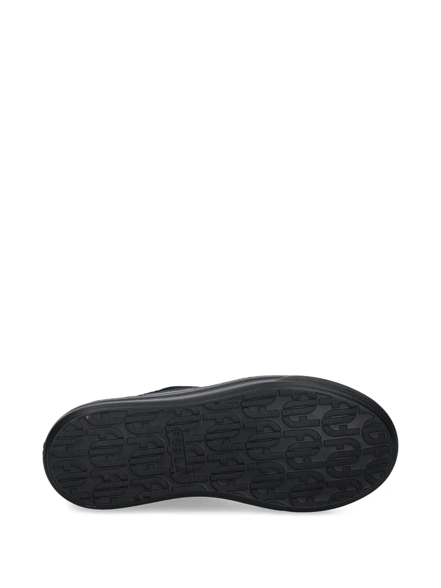 logo-print boots 8