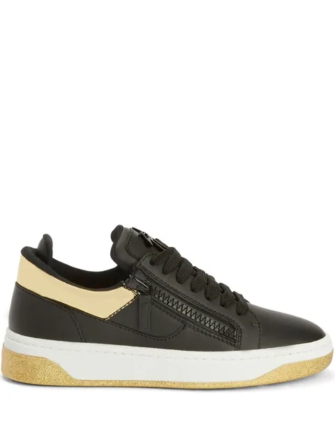 GZ94 double-zip low-top sneakers