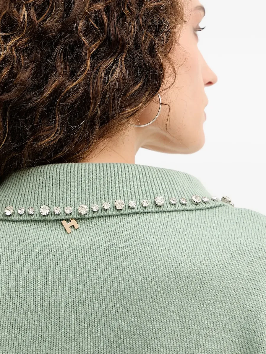 embellished-collar cardigan 7